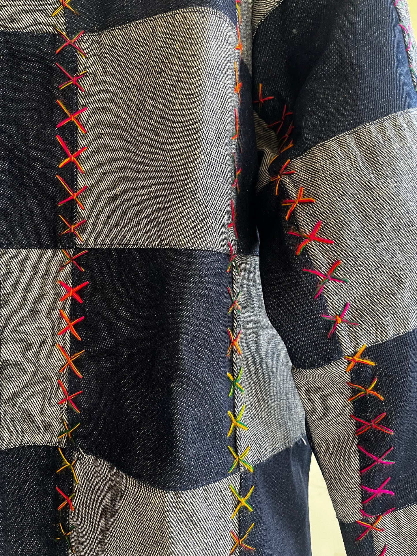 Denim Patchwork Jacket