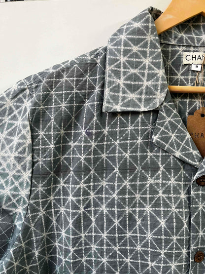 Geometric Shibori Shirt
