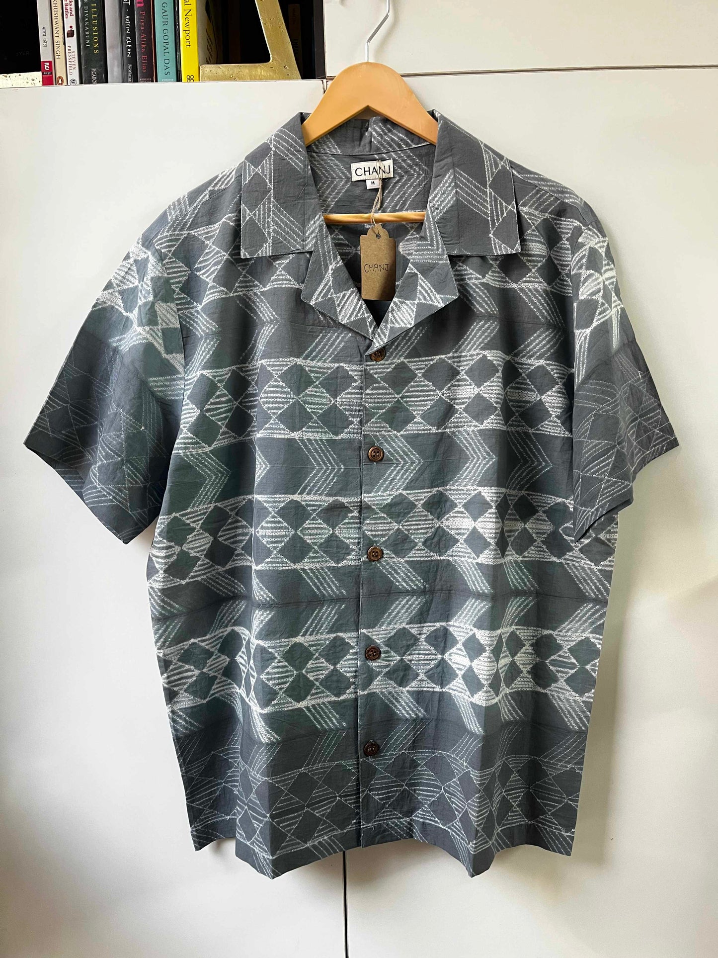 Charcoal Shibori Shirt