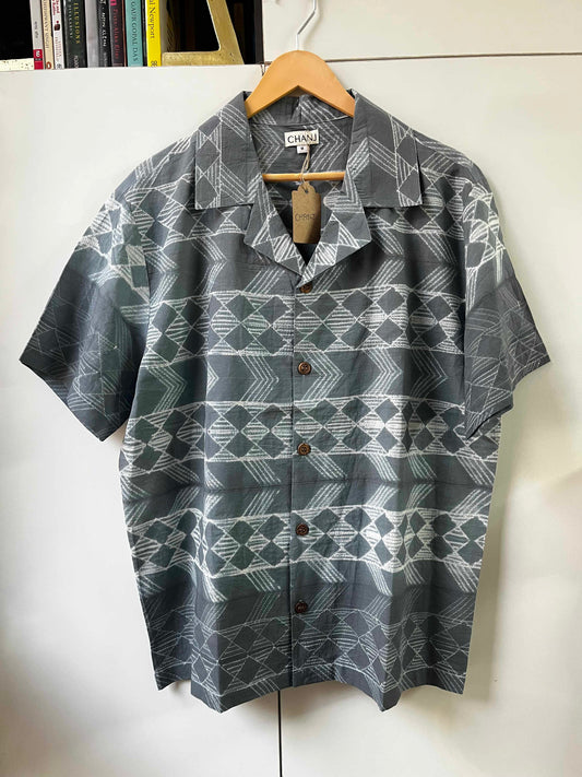Charcoal Shibori Shirt