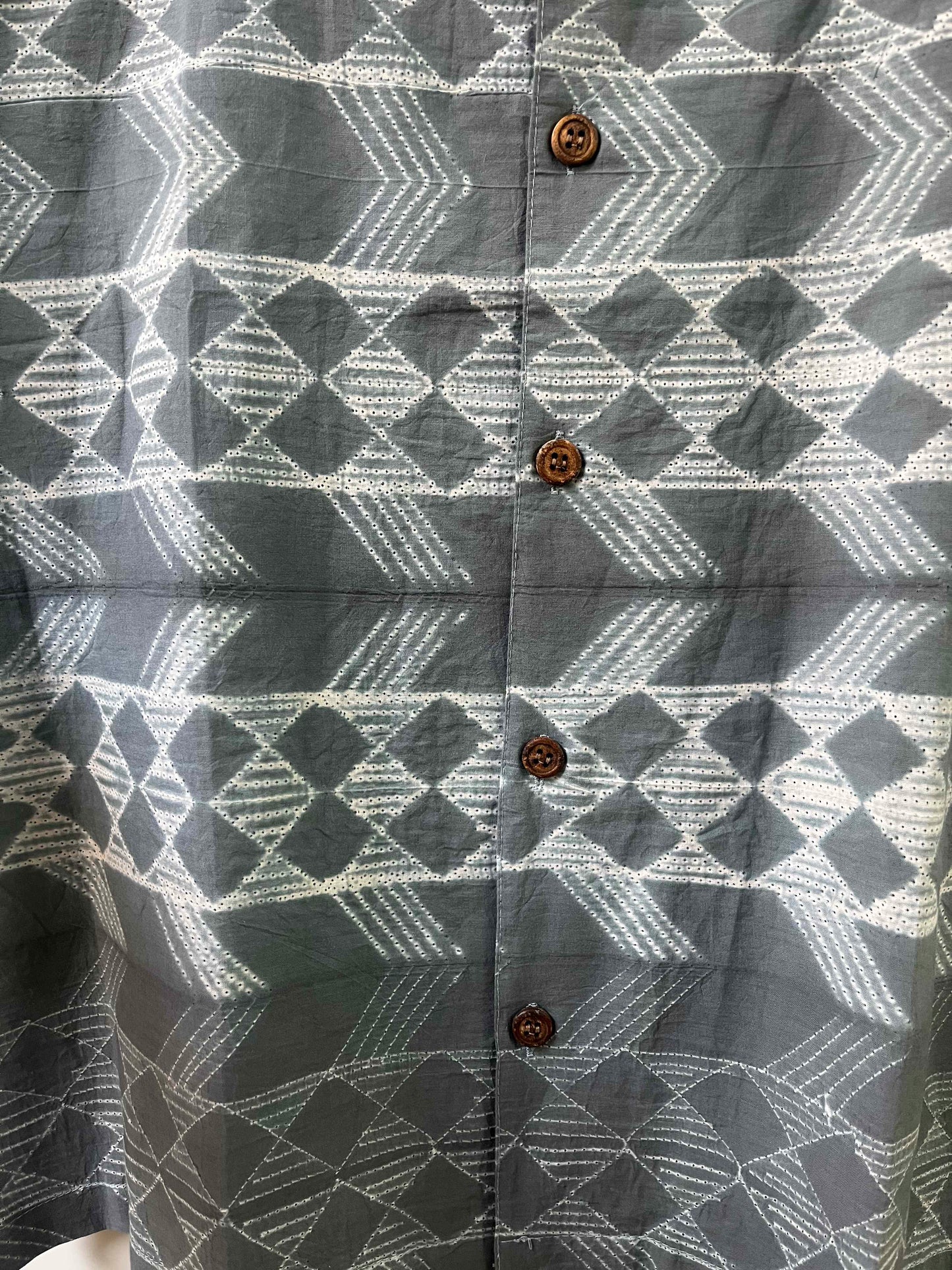 Charcoal Shibori Shirt