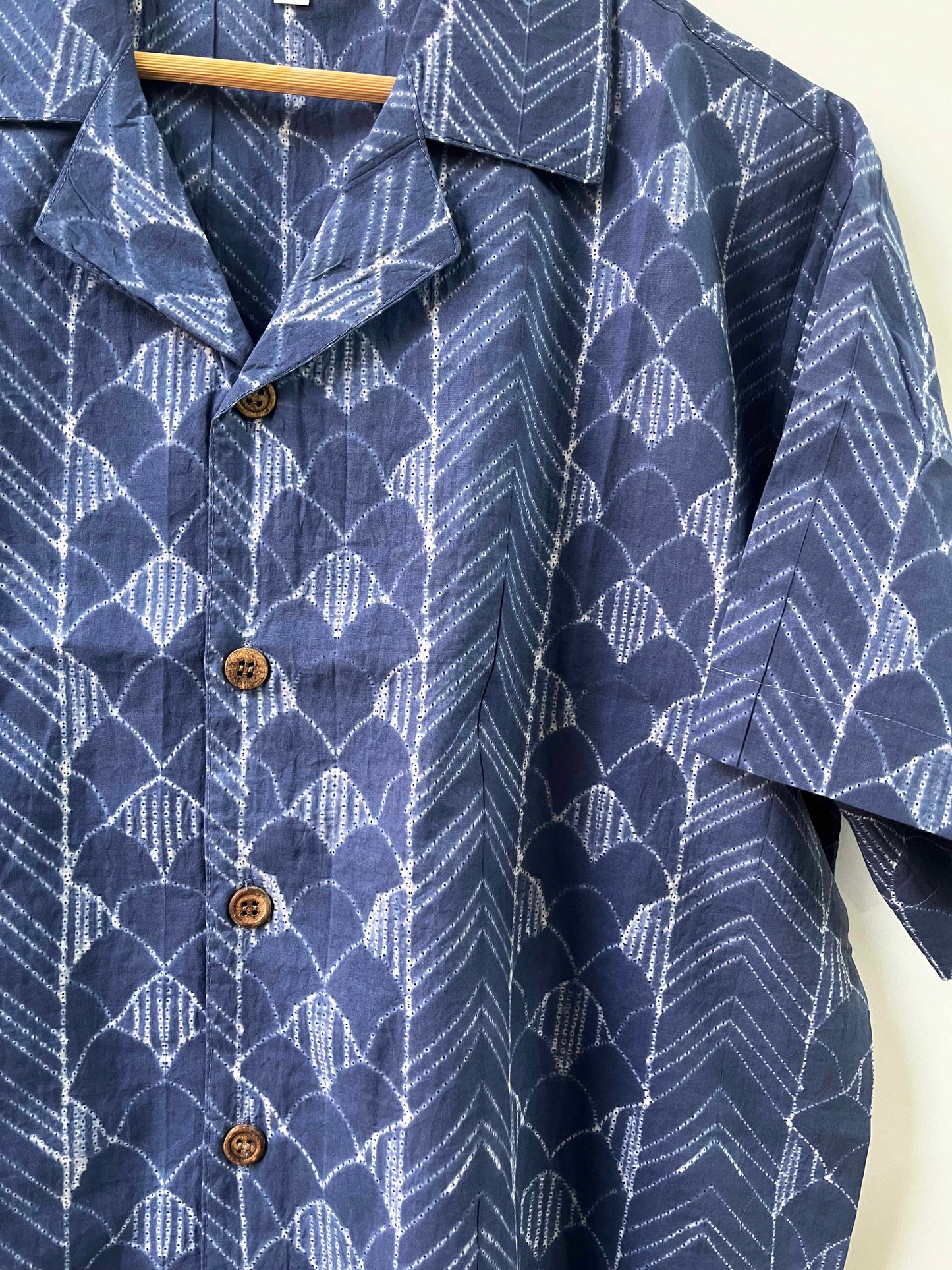 Indigo Shibori Shirt