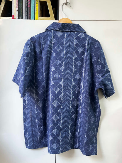 Indigo Shibori Shirt