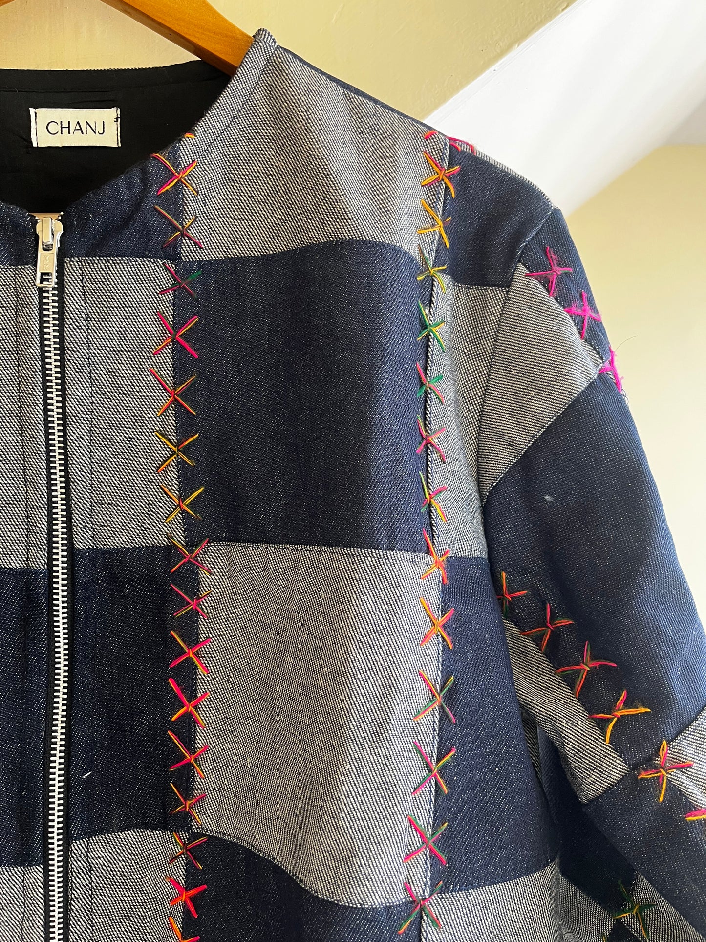 Denim Patchwork Jacket