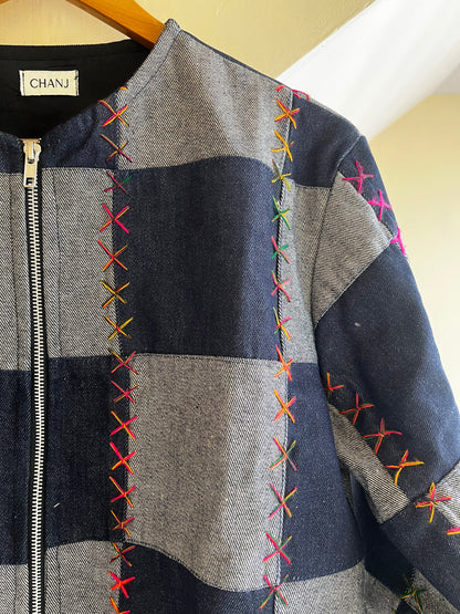 Denim Patchwork Jacket