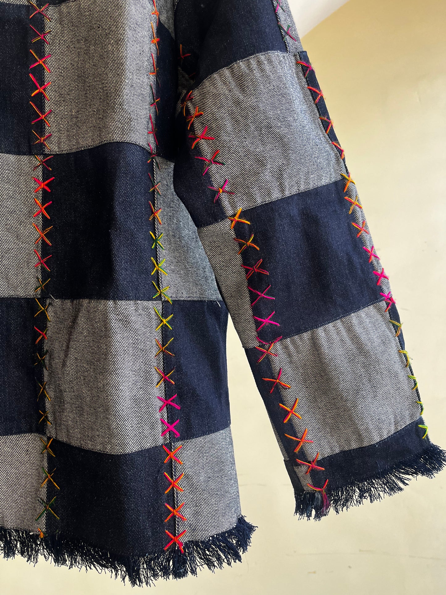 Denim Patchwork Jacket