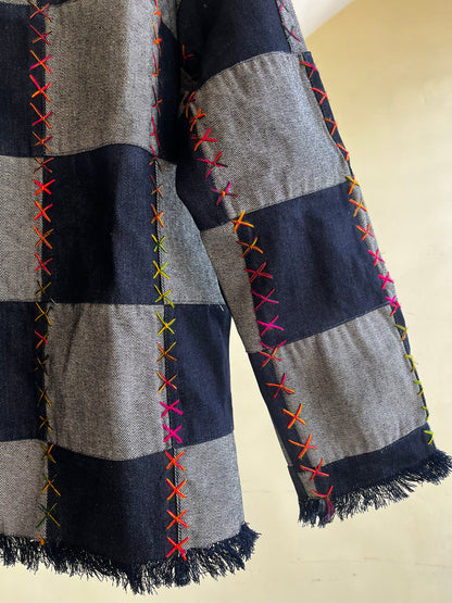 Denim Patchwork Jacket