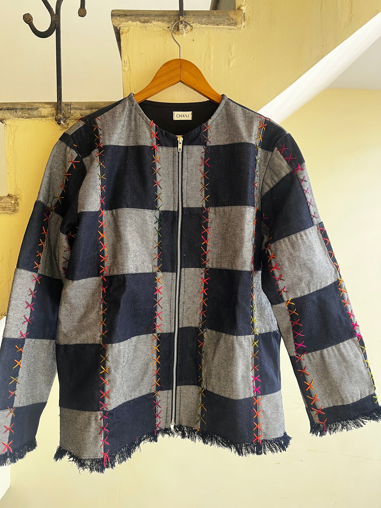 Denim Patchwork Jacket