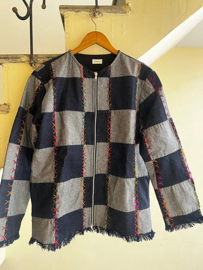 Denim Patchwork Jacket