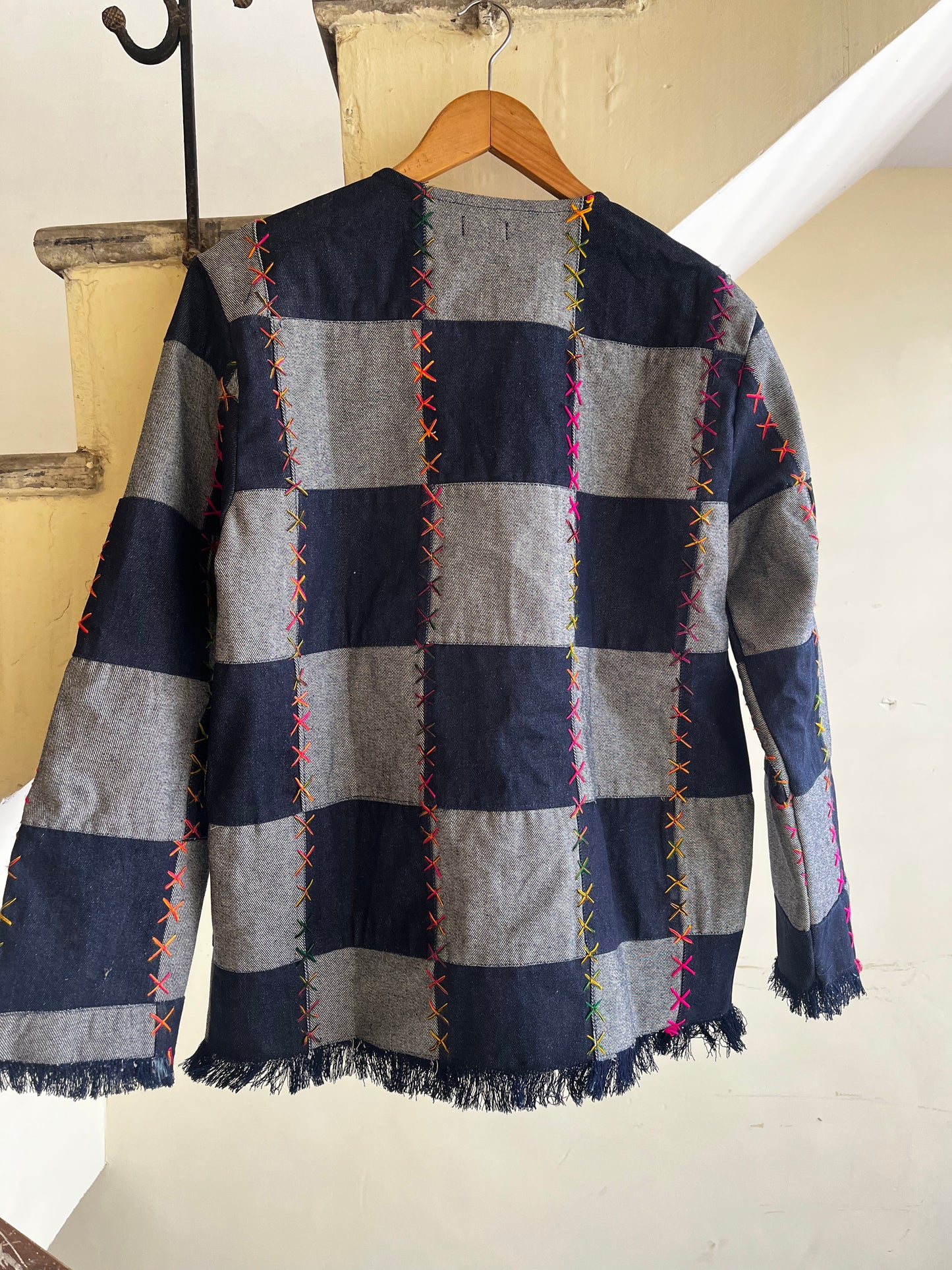 Denim Patchwork Jacket