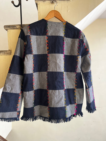 Denim Patchwork Jacket