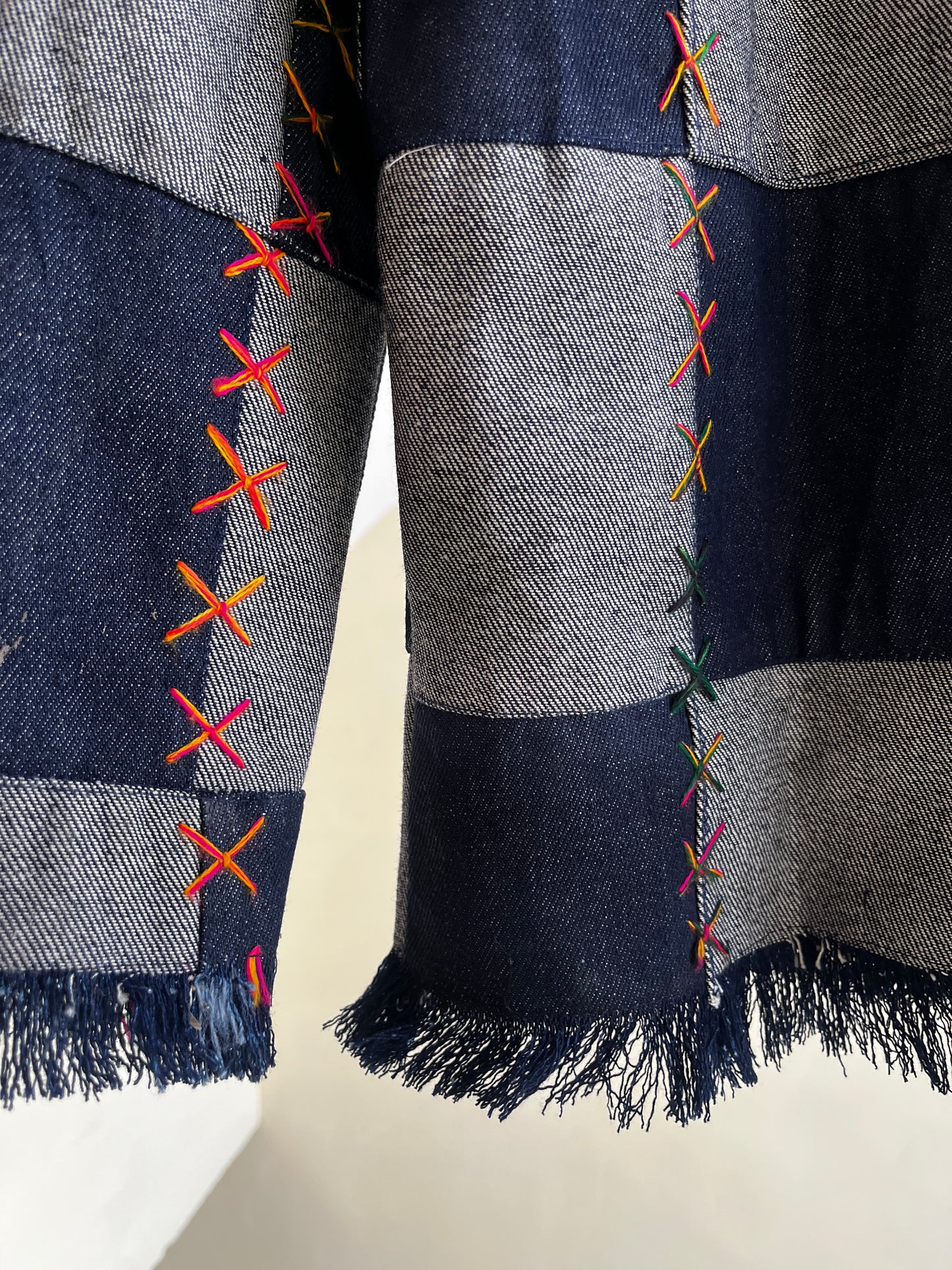 Denim Patchwork Jacket