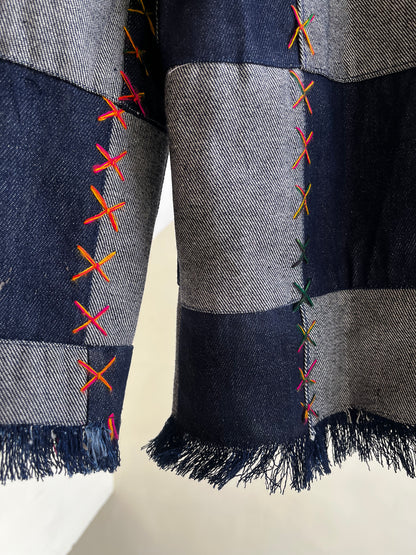 Denim Patchwork Jacket